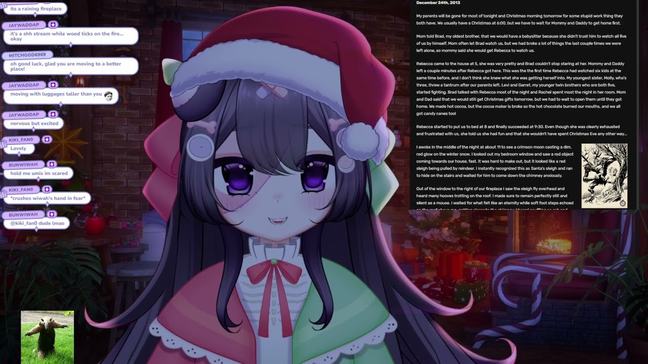 Creepy pasta Christmas Asmr reading [ASMR]