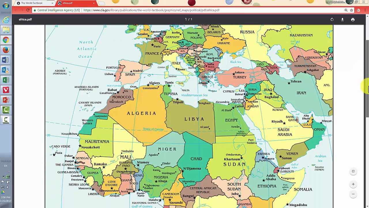 CIA World Factbook for Country Information