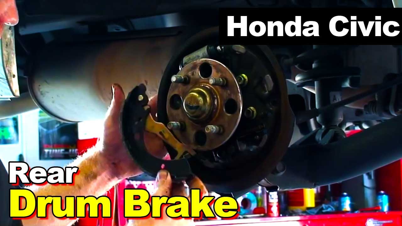 2001-2005 Honda Civic Rear Drum Brakes