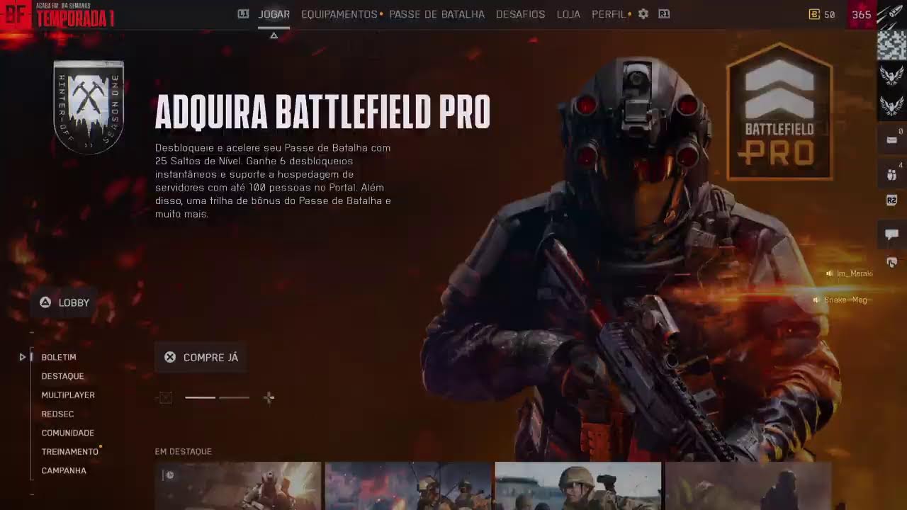 BF6 ao VIVO PS5 a 60fps