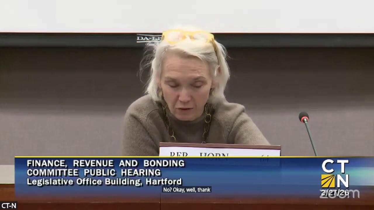 Finance, Revenue, & Bonding Committee: Public Hearing (2/27/26)