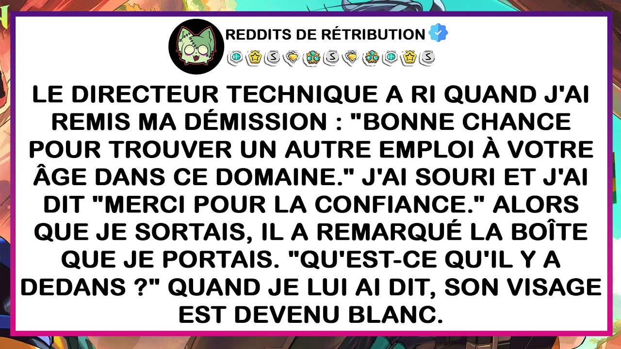 Le Directeur Technique a ri quand j'ai démissionné — puis il a vu mes SAUVEGARDES et son visage est