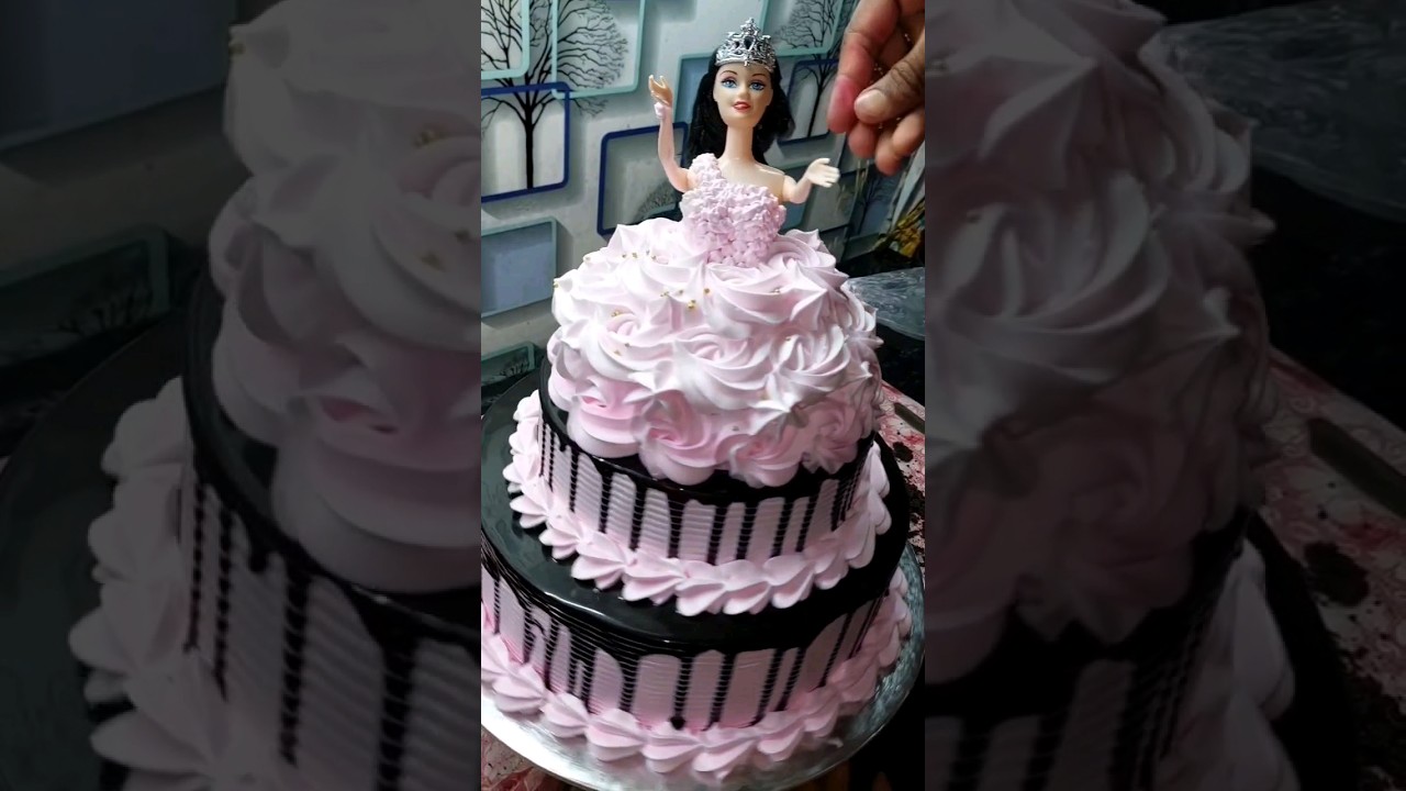 3 tier doll cake designs  