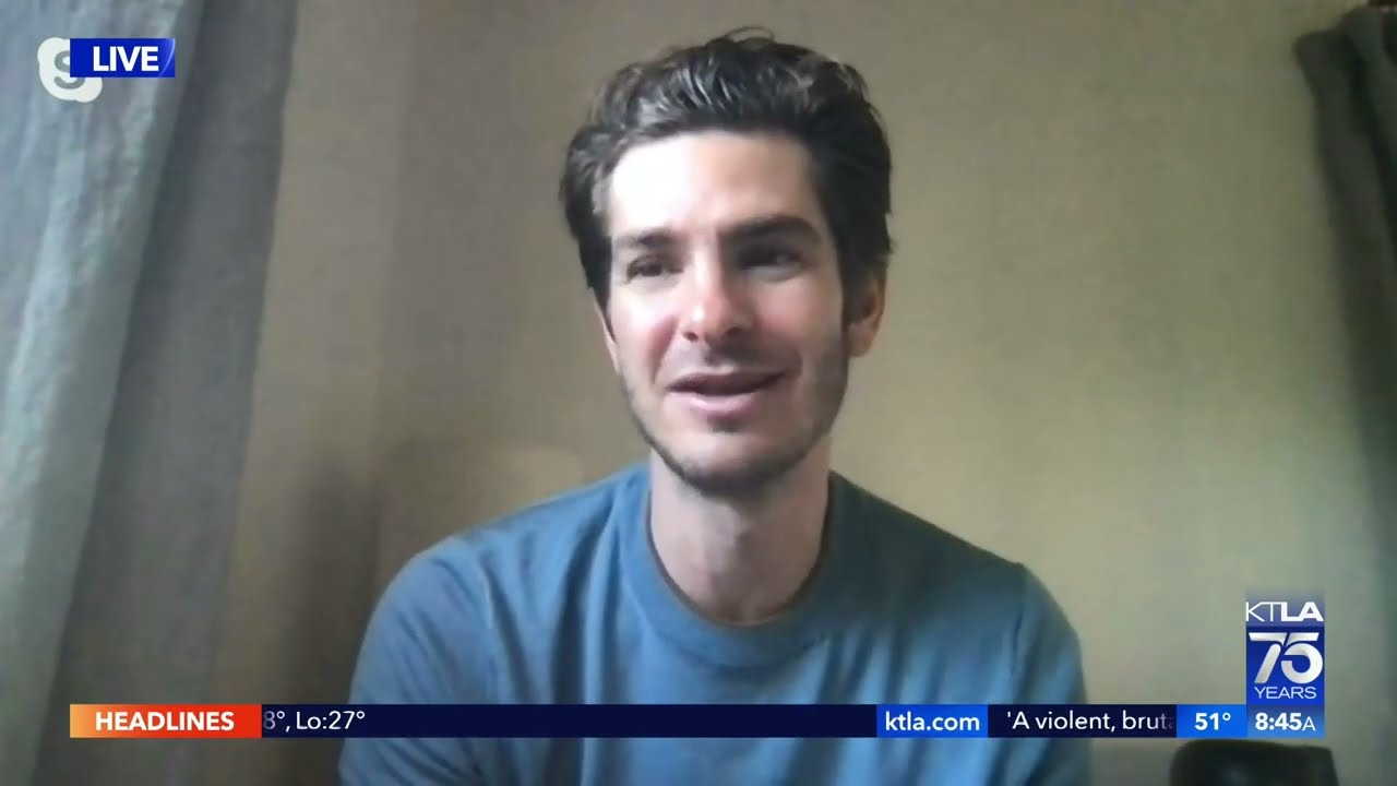 Andrew Garfield - KTLA (Tick, Tick... Boom, No Way Home)