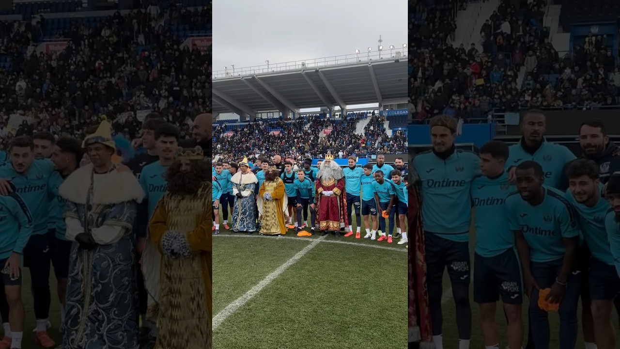 🤴 Una visita muy especial en Butarque. 