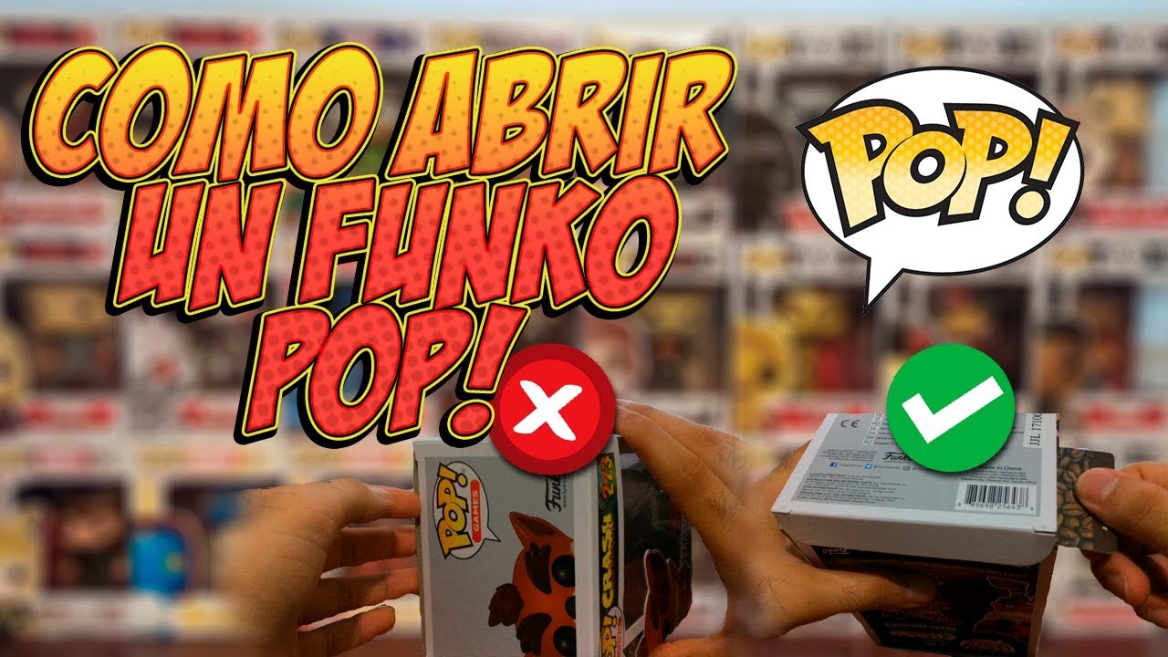 Como Abrir Un Funko Pop! Sin Dañar La Caja | Review Pop! Crash Flocked