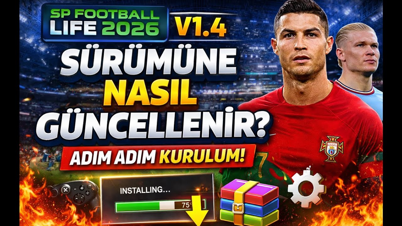 SP Football Life 2026 V1.4 Güncelleme Nasıl Yapılır? | Adım Adım Kurulum
