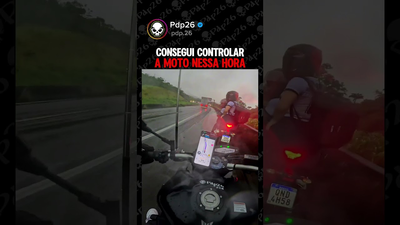 CONSEGUI CONTROLAR A MOTO NESSA HORA