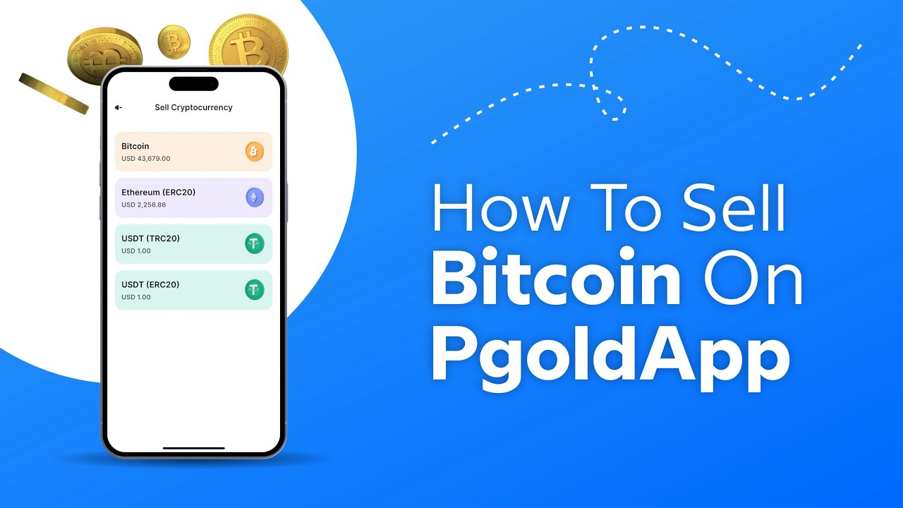 How To Convert your Bitcoins to cash effortlessly on PgoldApp!