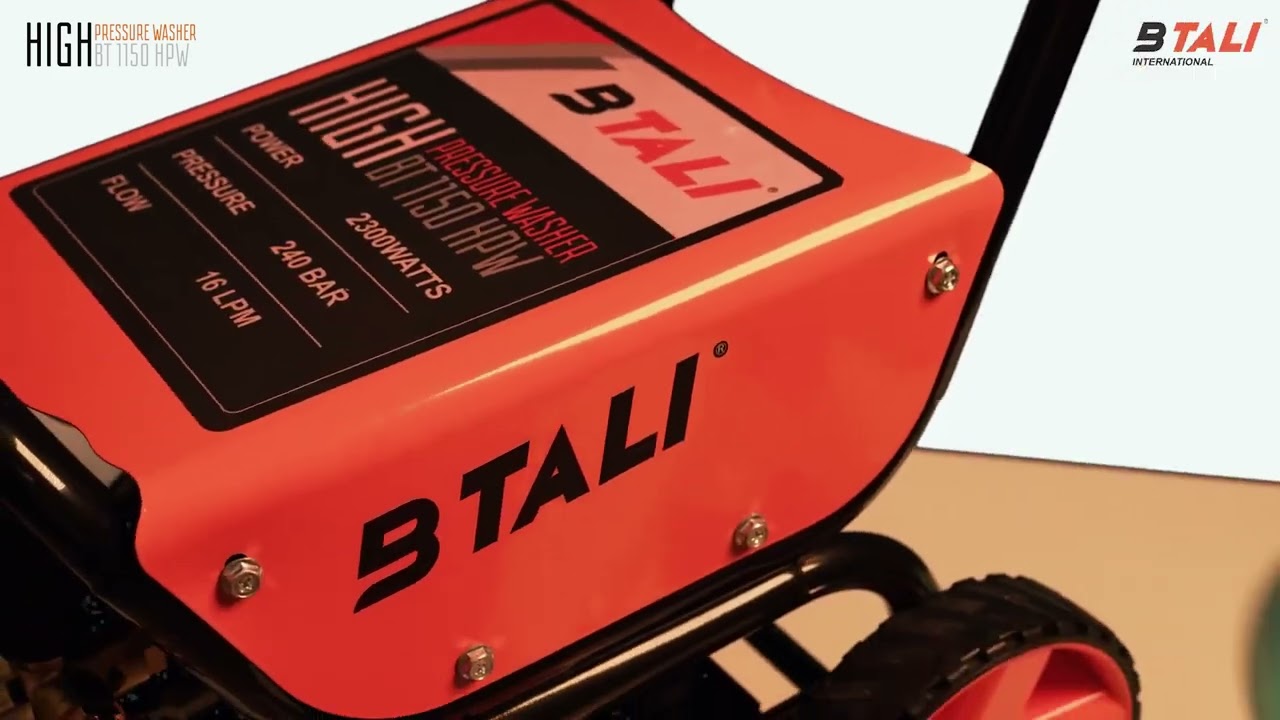 Btali BT 1150 HPW High Pressure Washer &ndash; 2300W with 240 Bar Pressure for Ultimate Cleaning