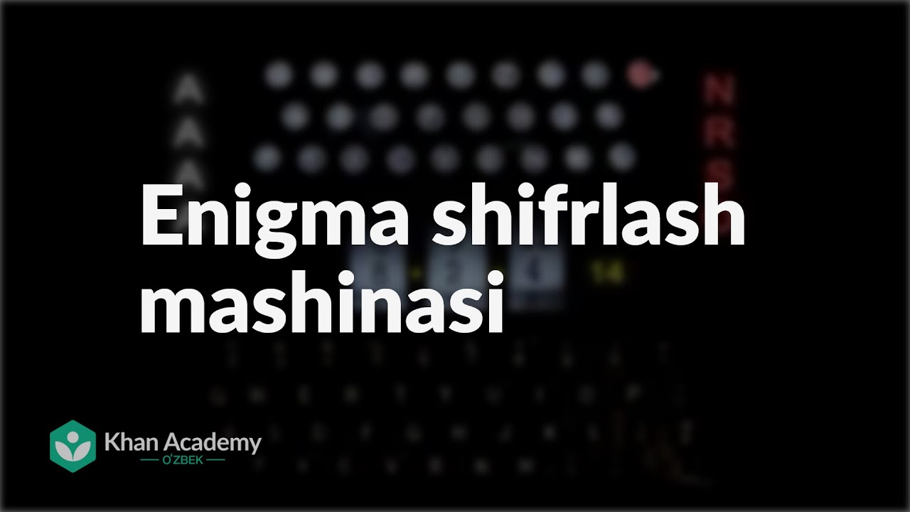 Enigma shifrlash mashinasi | Kriptografiya | Informatika