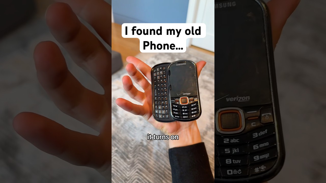 Znalazłem m&oacute;j naprawdę stary telefon&hellip; #android #smartfon #techtok