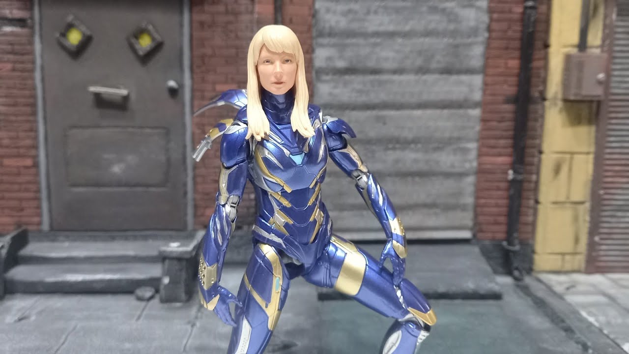 UNBOXING Video review en español de figura bandai S.H.FIGUARTS avengers endgame rescue armor