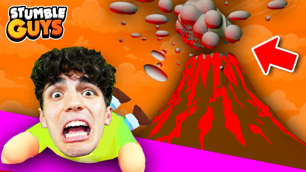 UN MEGA VULCANO STA DISTRUGGENDO TUTTE LE MAPPE su STUMBLE GUYS!🌋😨