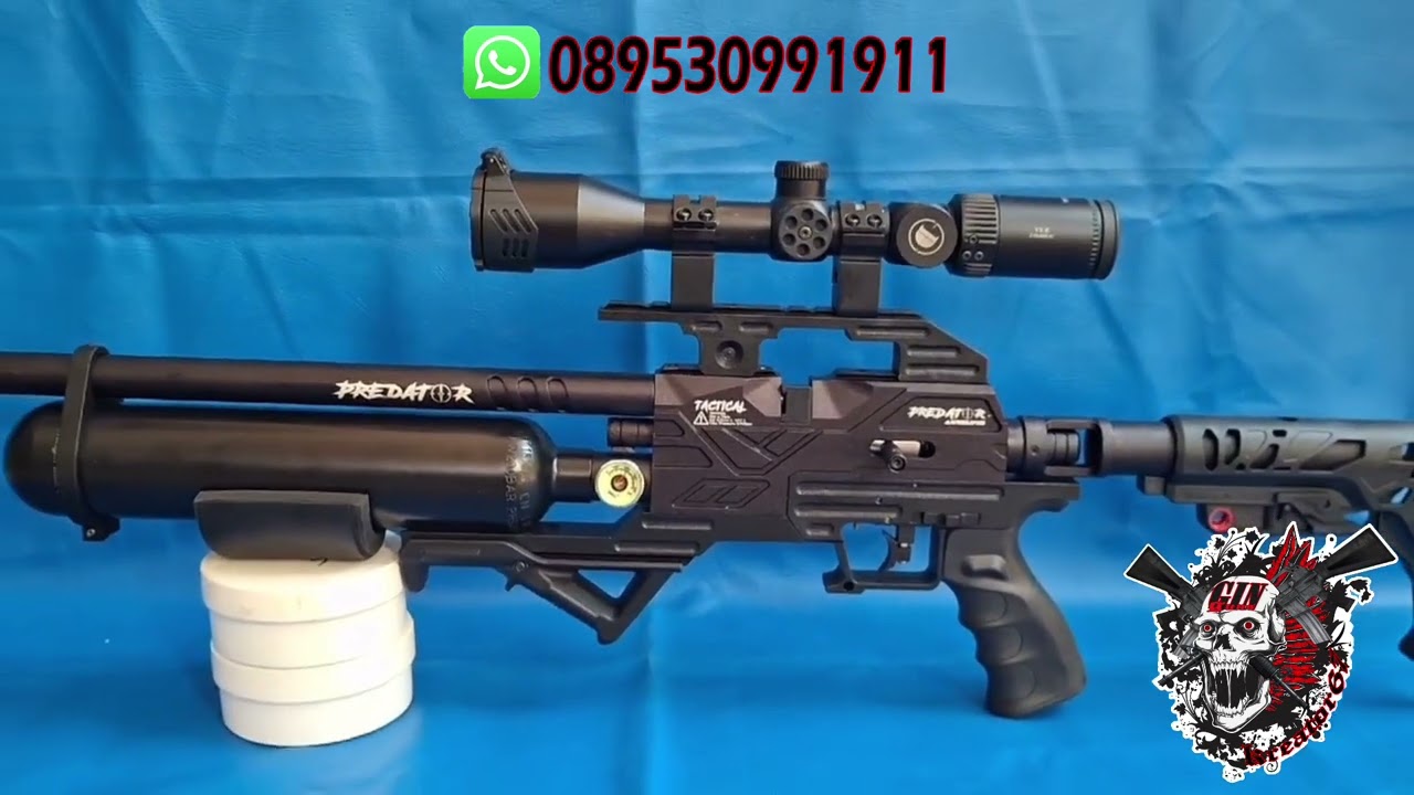 PCP PREDATOR TACTICAL FULL BLACK MURAH MERIAH.‼️ #senapanangin #senapananginpcp #predatortactical