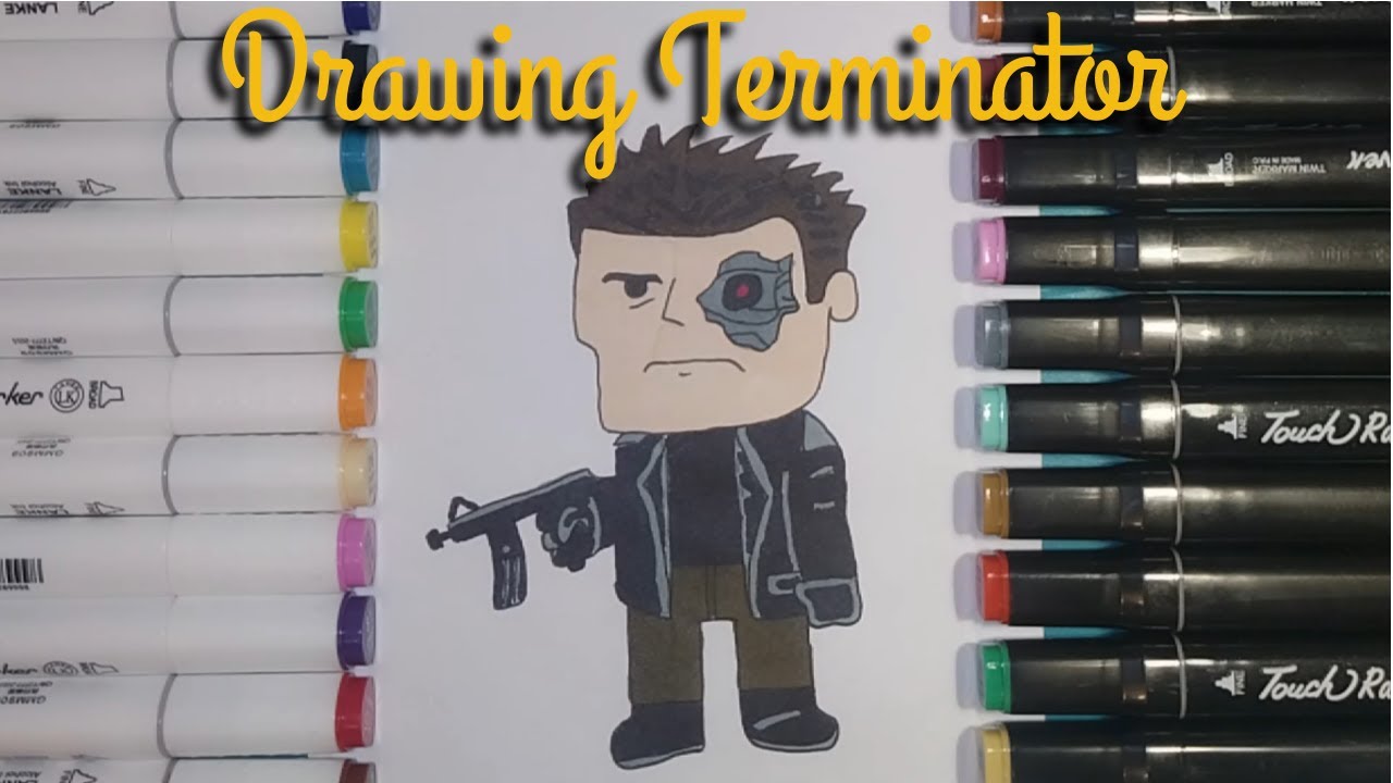 Drawing Terminator T-800