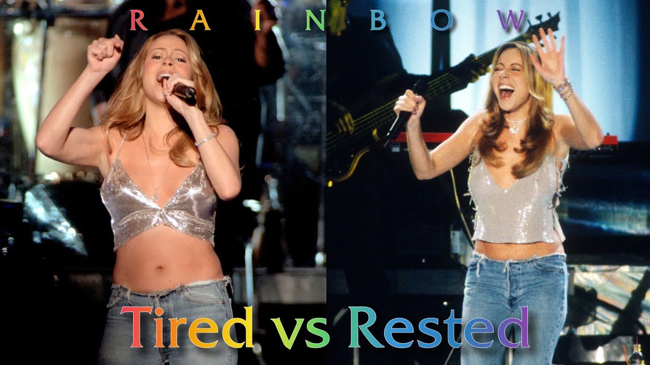 Mariah Carey - Tired VS Rested Vocals Rainbow Era (1999 - 2000)