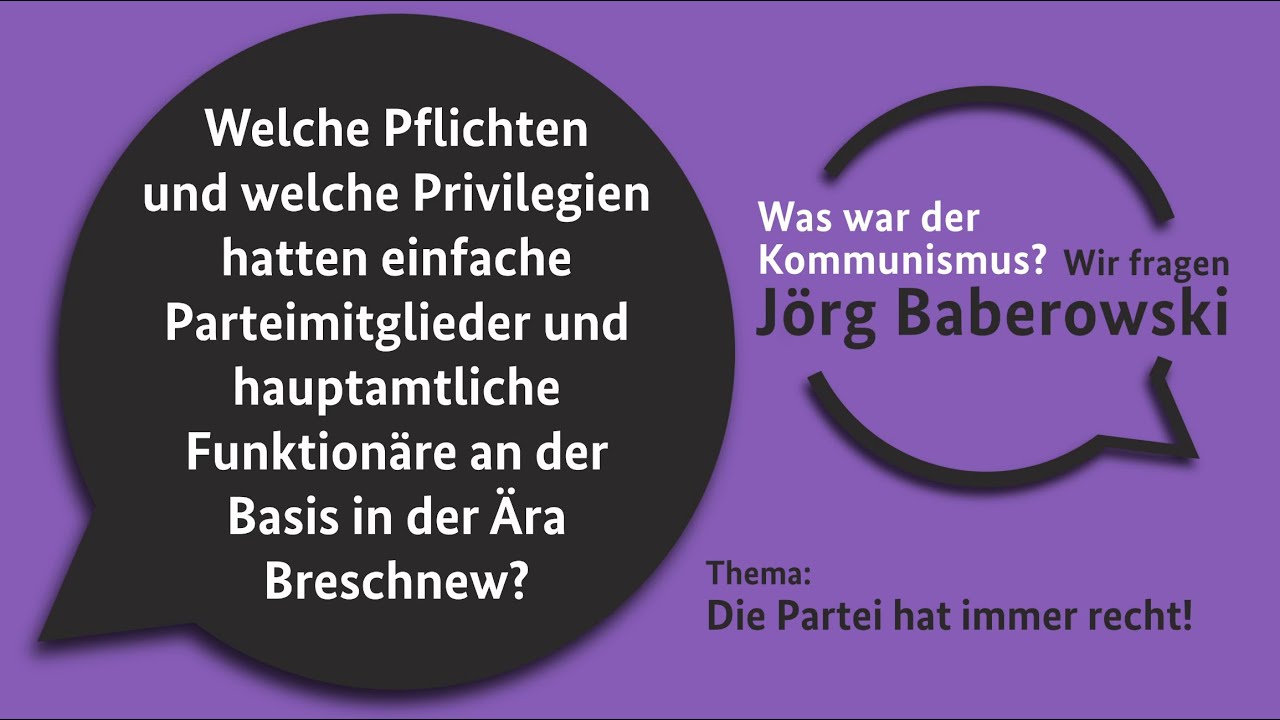 Welche Pflichten und Privilegien hatten einfache Parteimitglieder und Funktionäre unter Breschnew?