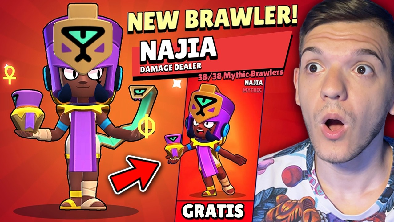 NAJIA - NOUL BRAWLER MYTHIC GRATIS! *TREBUIE SA FACI ASTA*