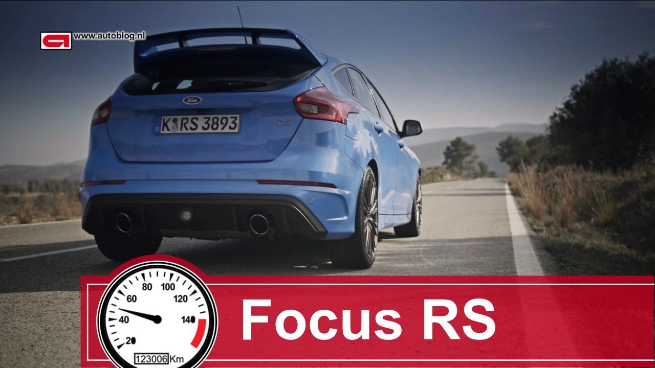 New Ford Focus RS acceleration  (0-200 km/h)