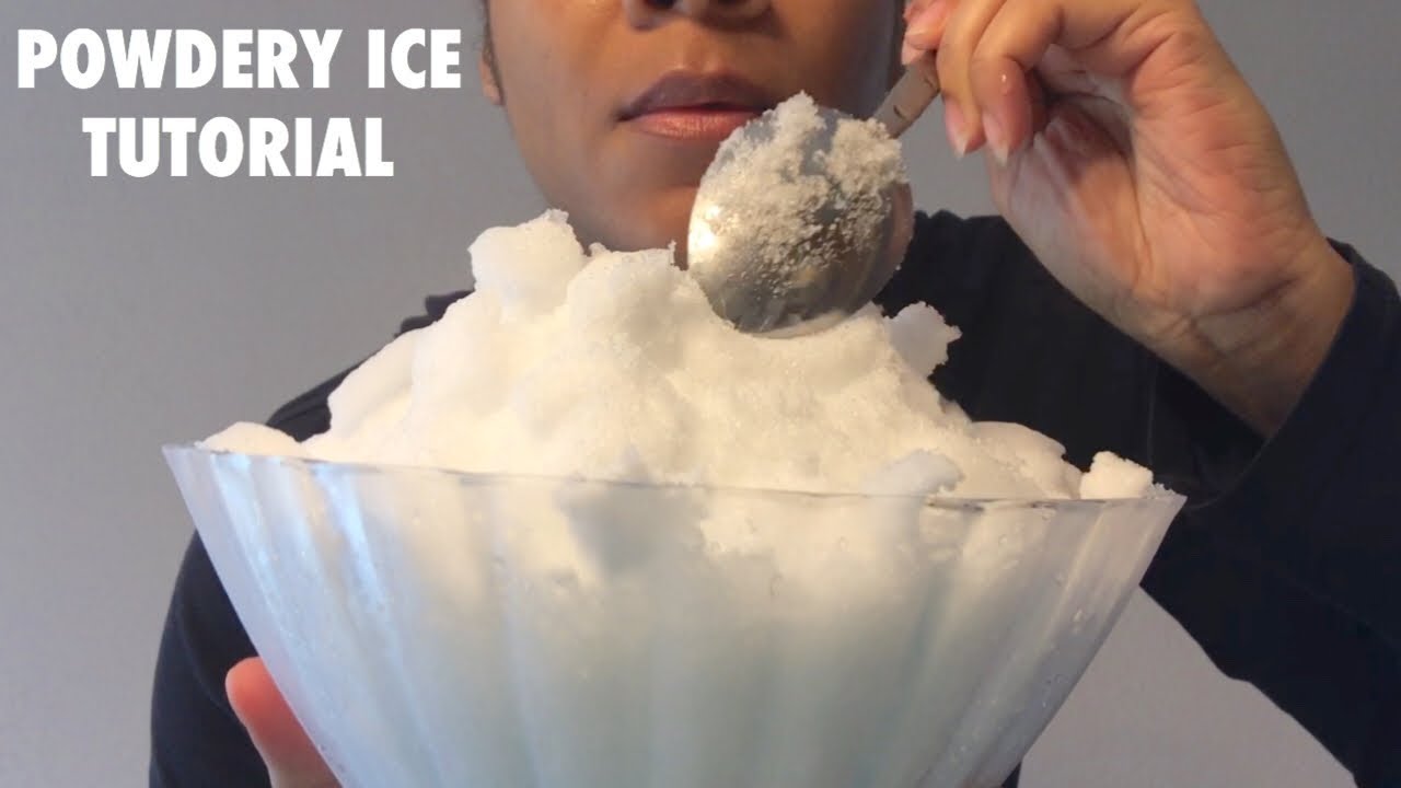 ASMR TUTORIAL ON POWDERY SNOW