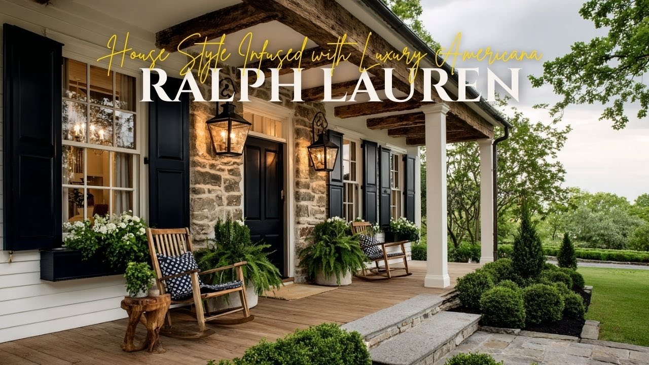 Classic Ralph Lauren House Style Infused with Luxury Americana and Rustic Charm