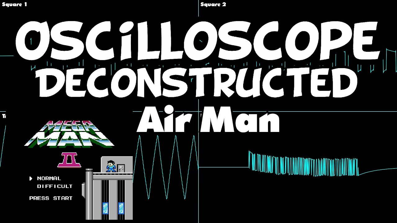 Megaman 2 - Air Man - Oscilloscope Deconstruction