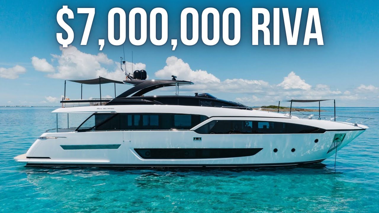 $7,000,000 Riva 90 Argo SuperYacht Tour