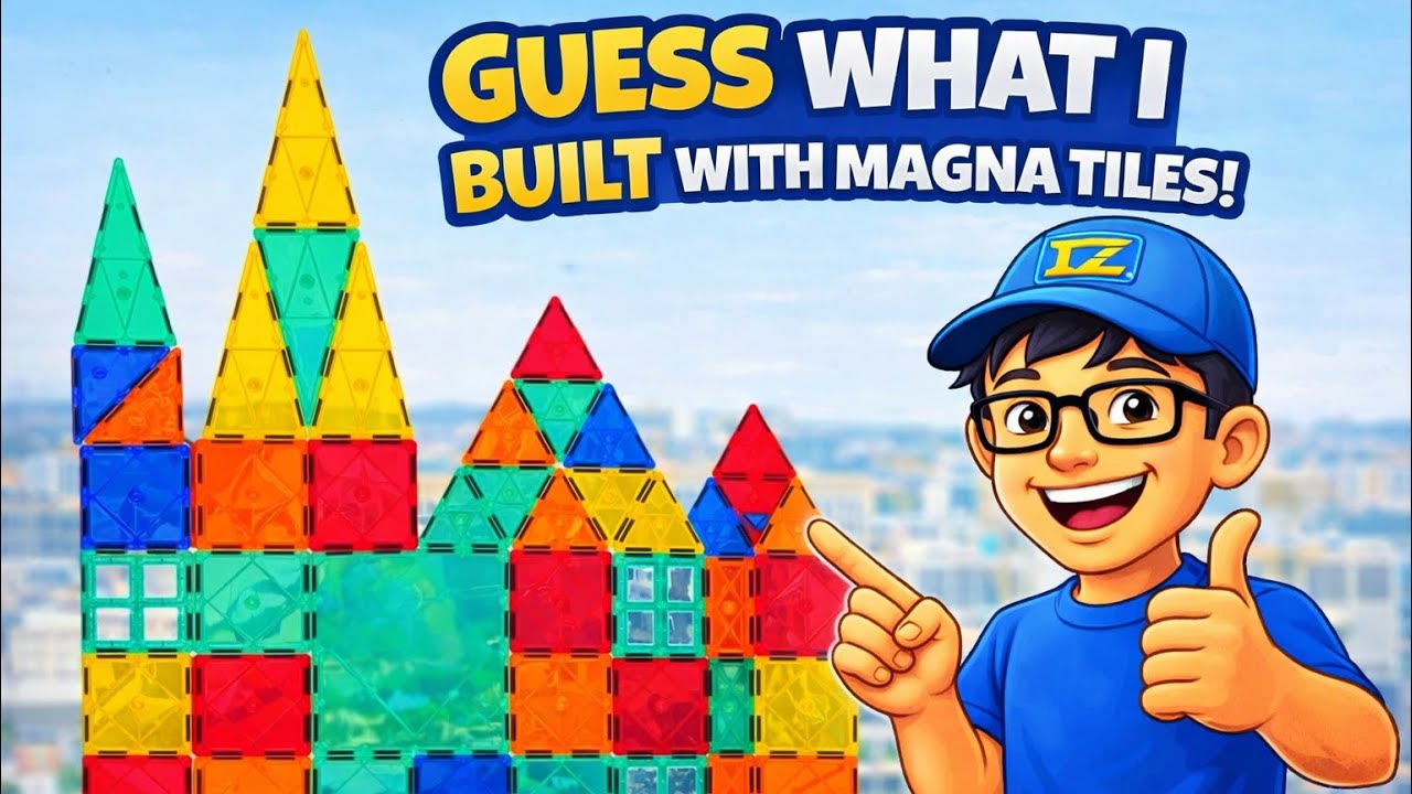 Guess what I built with Magnatiles!!!! 