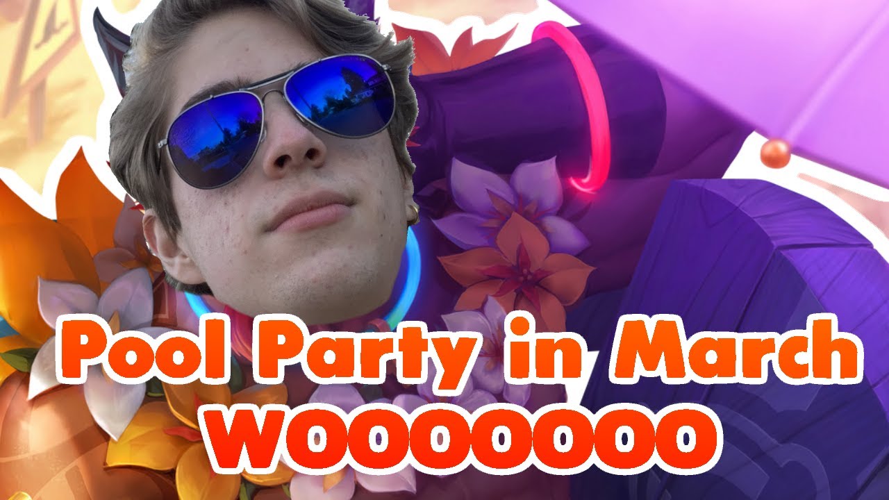 League of Legends but we're all pool party skins because we're all really hot irl no lie