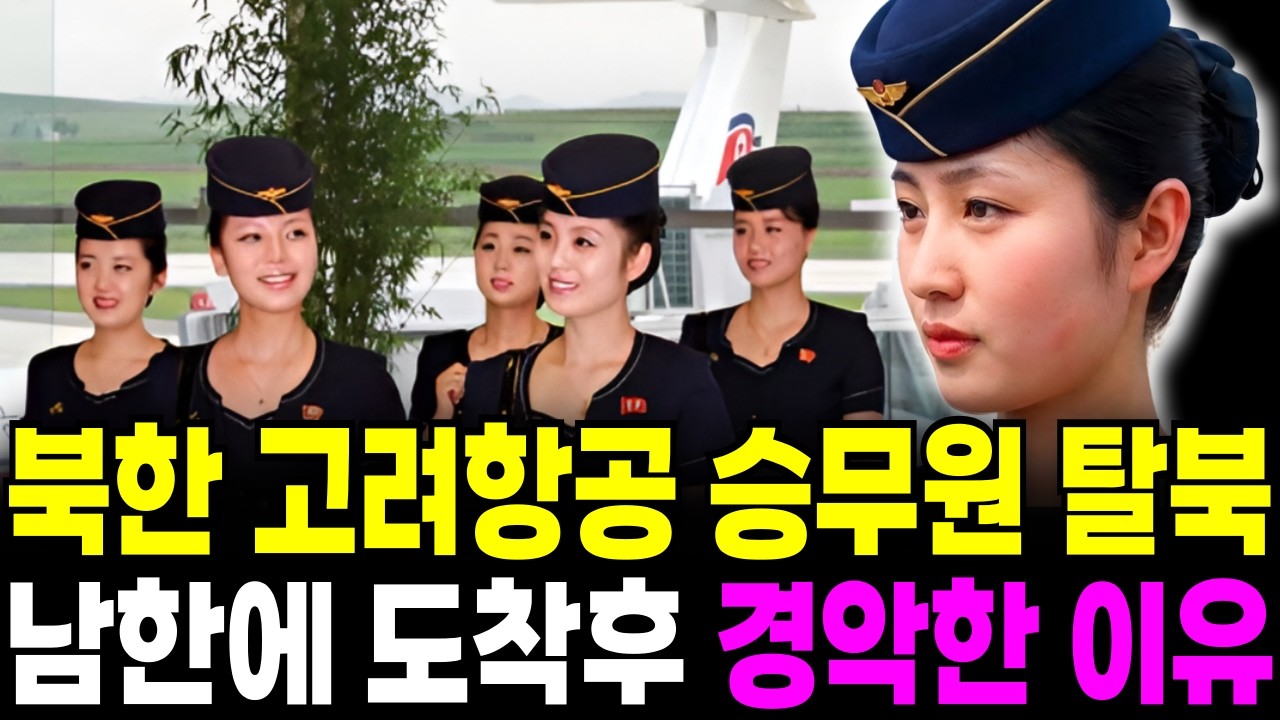 북한 고려항공 승무원이 목숨 걸고 탈북, 남한 도착하자마자 경악한이유