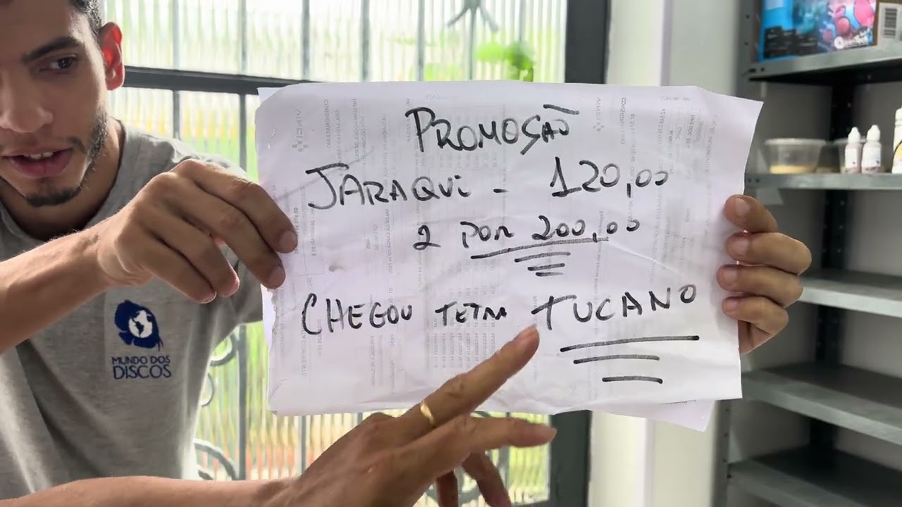 MEGA PROMOÇÃO de Discos Selvagens e Jaraqui ! Chegada de coridoras , Tucano , Xadrez