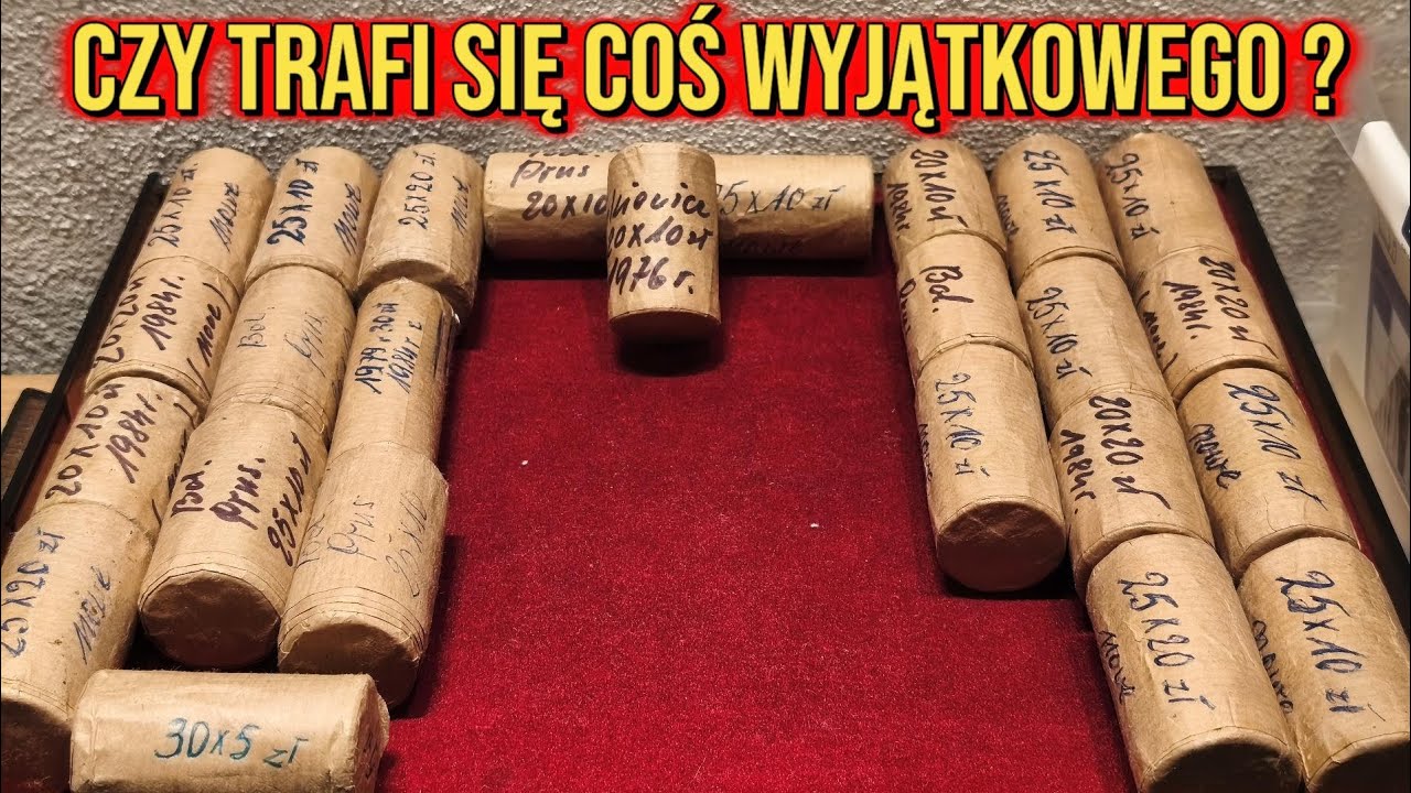 LIVE🔴 Co kryją te rolki ? #numizmatyka #prl #monety