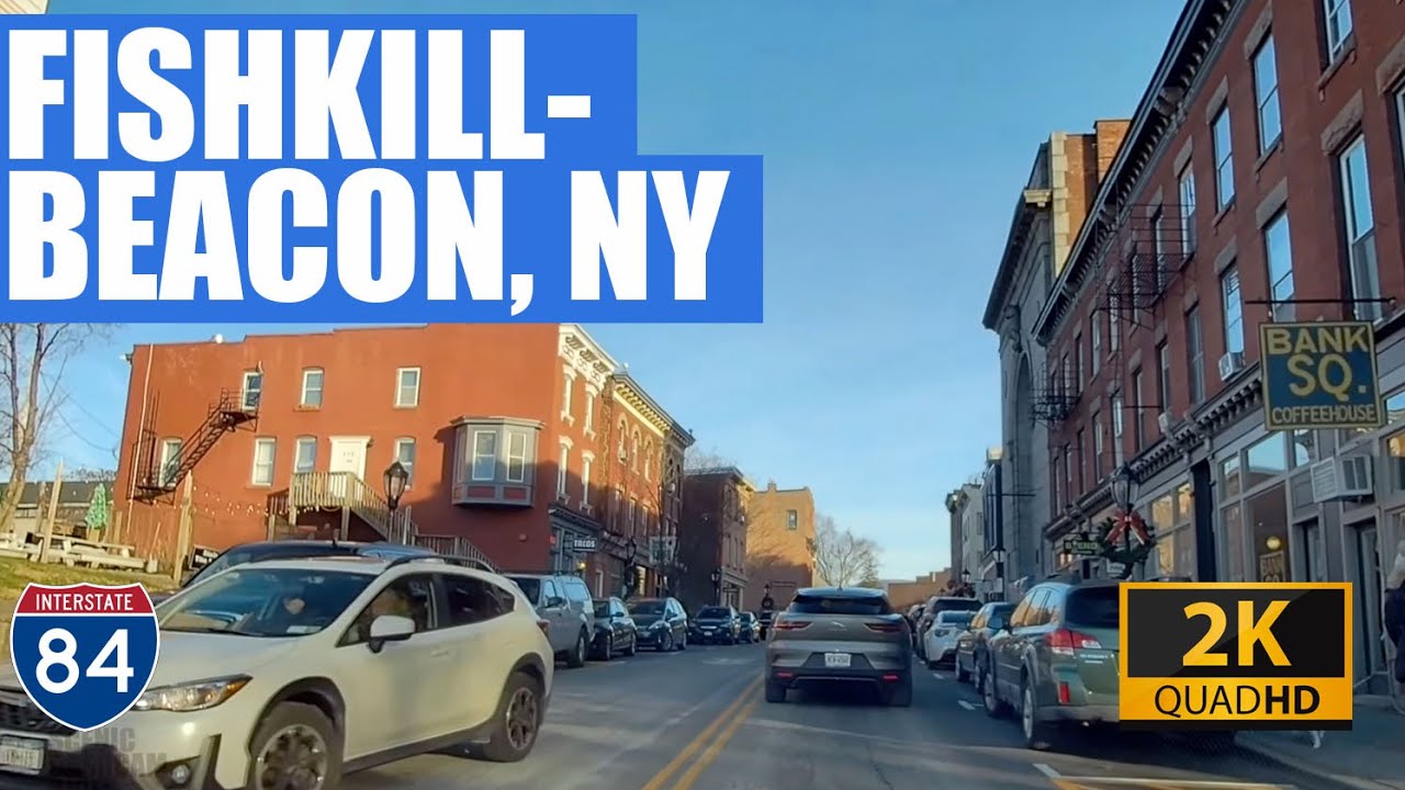 Fishkill to Beacon, NY drive (2K HD)