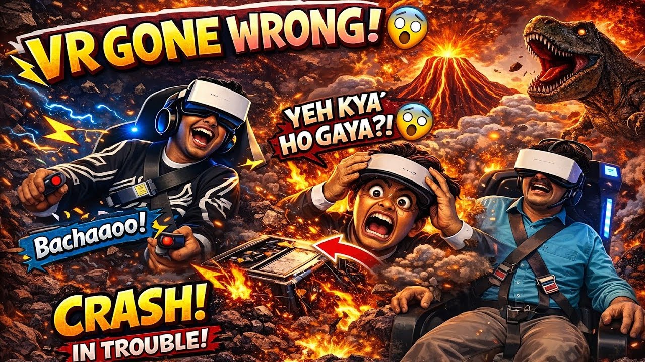 VR Gone Wrong 😱 Scariest VR Ride Experience | Indian New Vlog