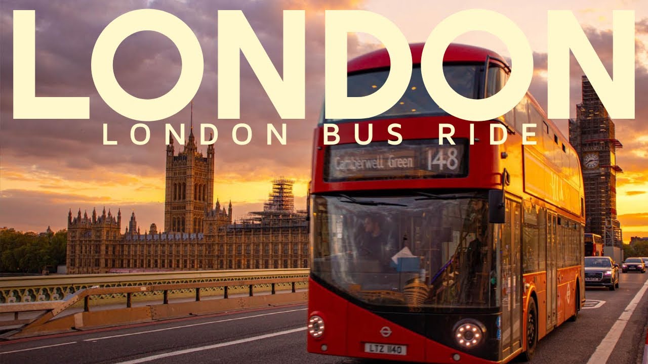 London Bus 🚌 relaxing ride