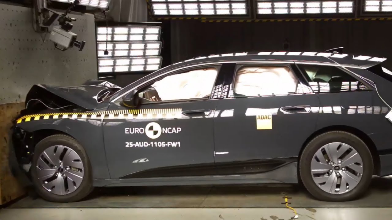 Audi A6 e-tron Crash Test &ndash; Sicherster Elektro-Luxus?