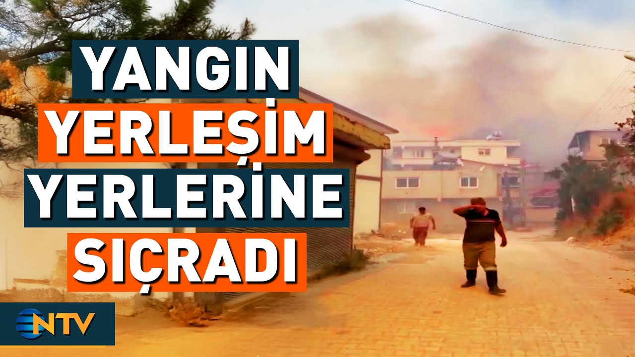 Antakya'da Yangın Evlere Ulaştı! Hatay Valisi'nden Açıklama Geldi | NTV