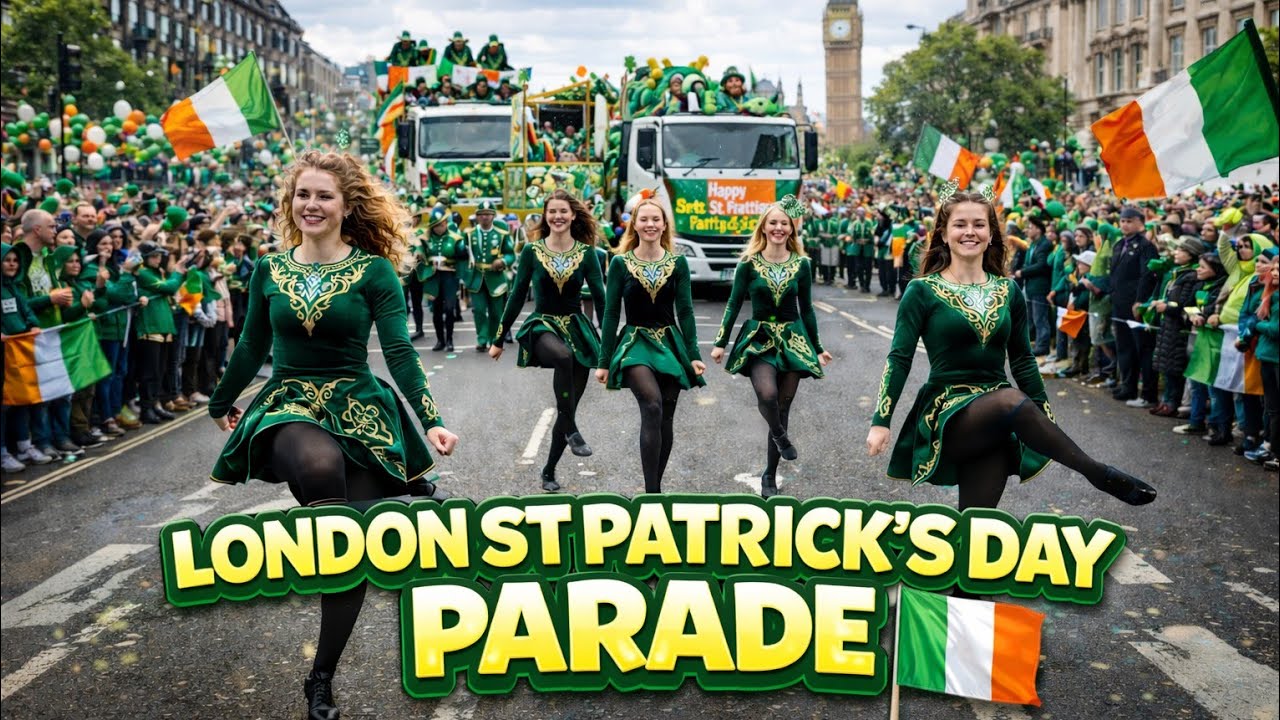 St Patrick's Day London Parade: Preview: Dances, Floats & Celebrations