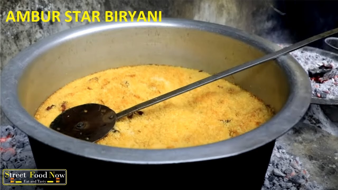 🍛⭐ Ambur Star Biryani at Ambur Star Biryani 🎥: Preparation Video! 🔥🤤 - STREET FOOD AND INDIA!!!