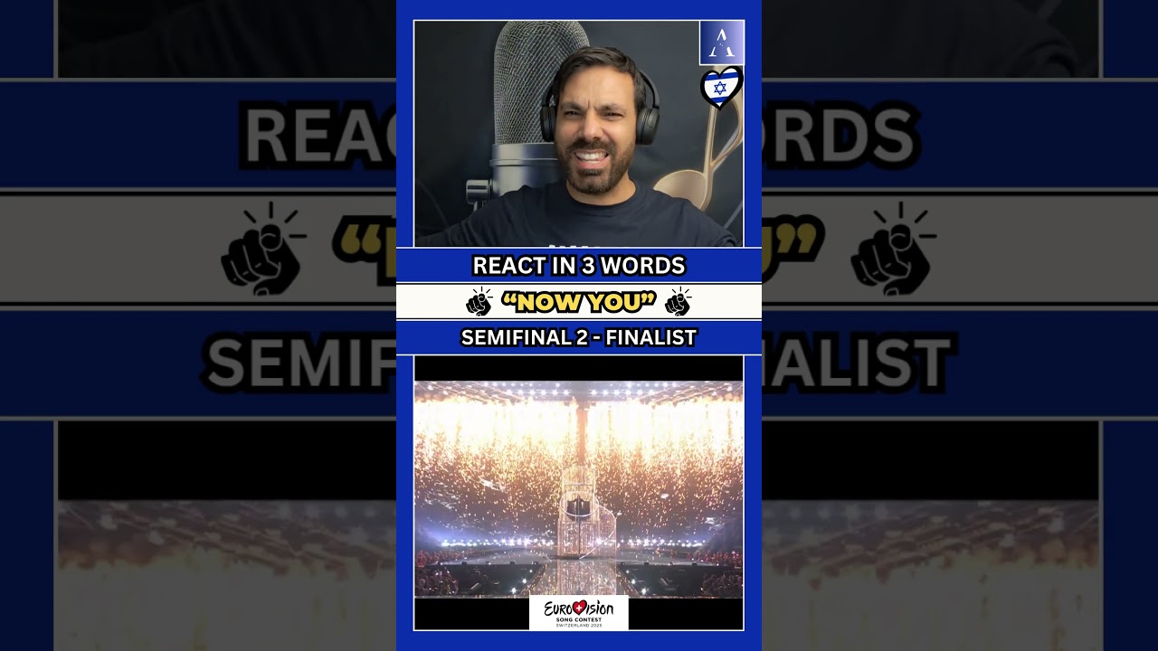 ISRAEL 🇮🇱 Semi-final 2 ESC 2025 | Yuval Raphael - &ldquo;New Day Will Rise&rdquo; | REACT IN 3 WORDS #shorts