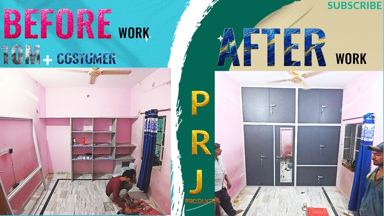 Wardrobe Fitting Time-Lapse 🔩 furniture designs for 🏠  Full Timelapse Video 🎬