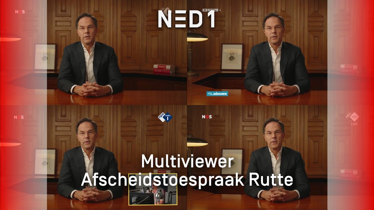 MV: Afscheidstoespraak Rutte – NED 1