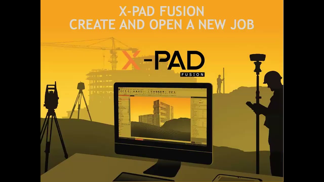 GeoMax - X-PAD Office FUSION - Job Managing - Job manager