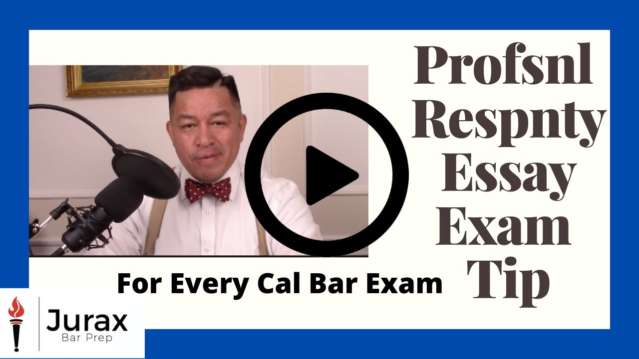 Professional Responsibility Exam Tip.