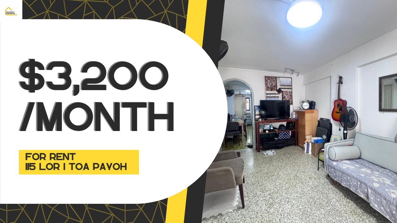For Rent | 115 Lorong 1 Toa Payoh Ground Floor Lovers @ $3.2K/Month! Cheap! Immediate!