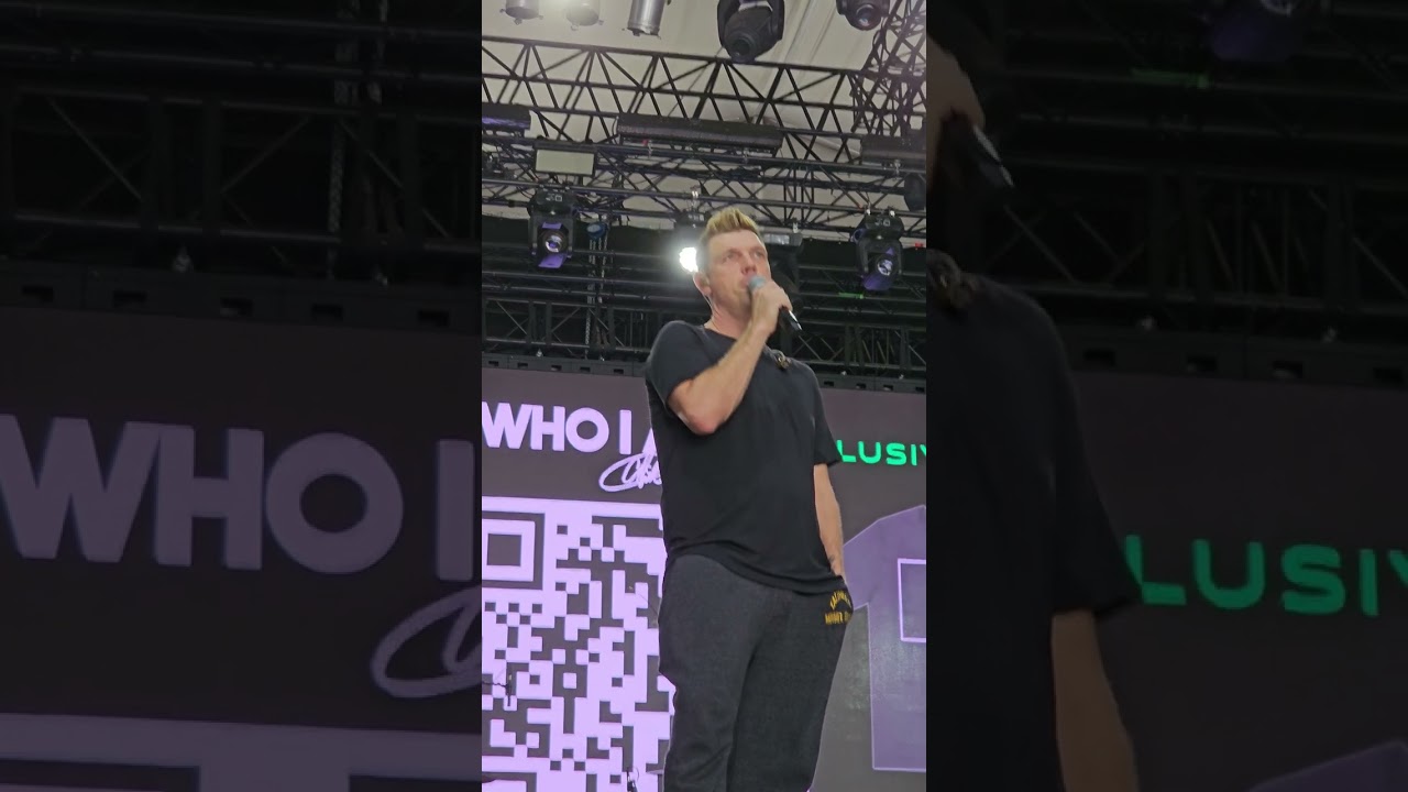 💖NICK CARTER✨️Soundcheck 3 (Question and Answer)💖2024.08.01.✨️Budapest💖Hungary✨️