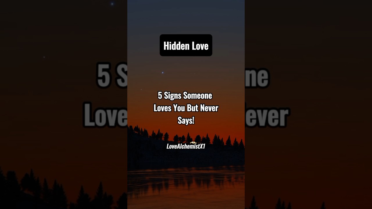 5 признаков того, что кто-то тебя любит, но никогда об этом не говорит. 