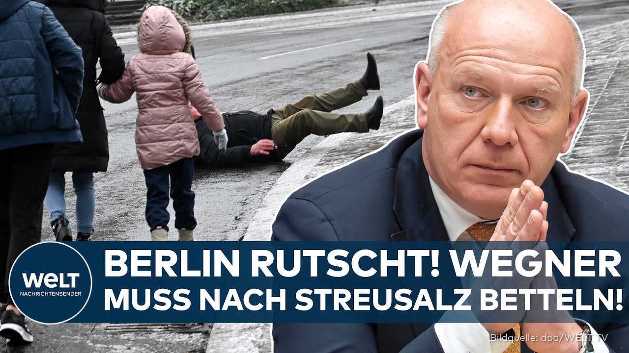 BERLIN RUTSCHT: Versagender statt regierender Bürgermeister! – Wegner muss nach Streusalz betteln!