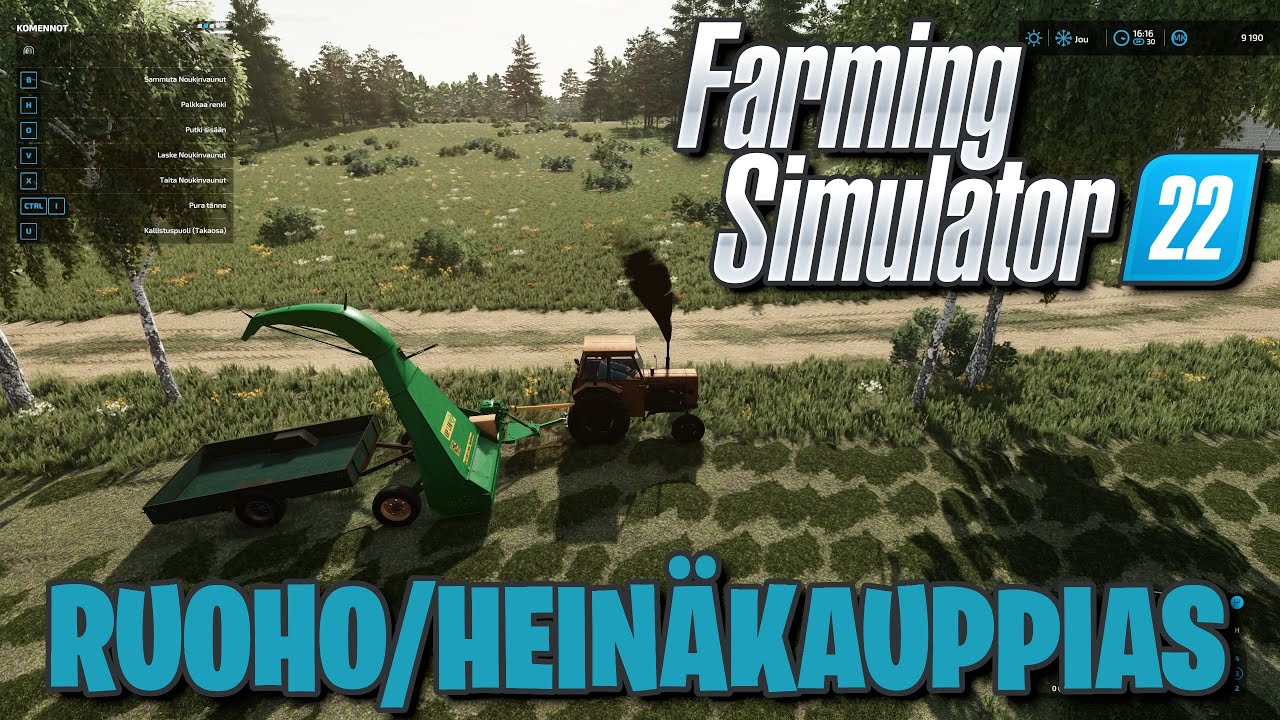 Ruoho/Heinäkauppias | Farming Simulator 22 | Paapan Tilukset #3